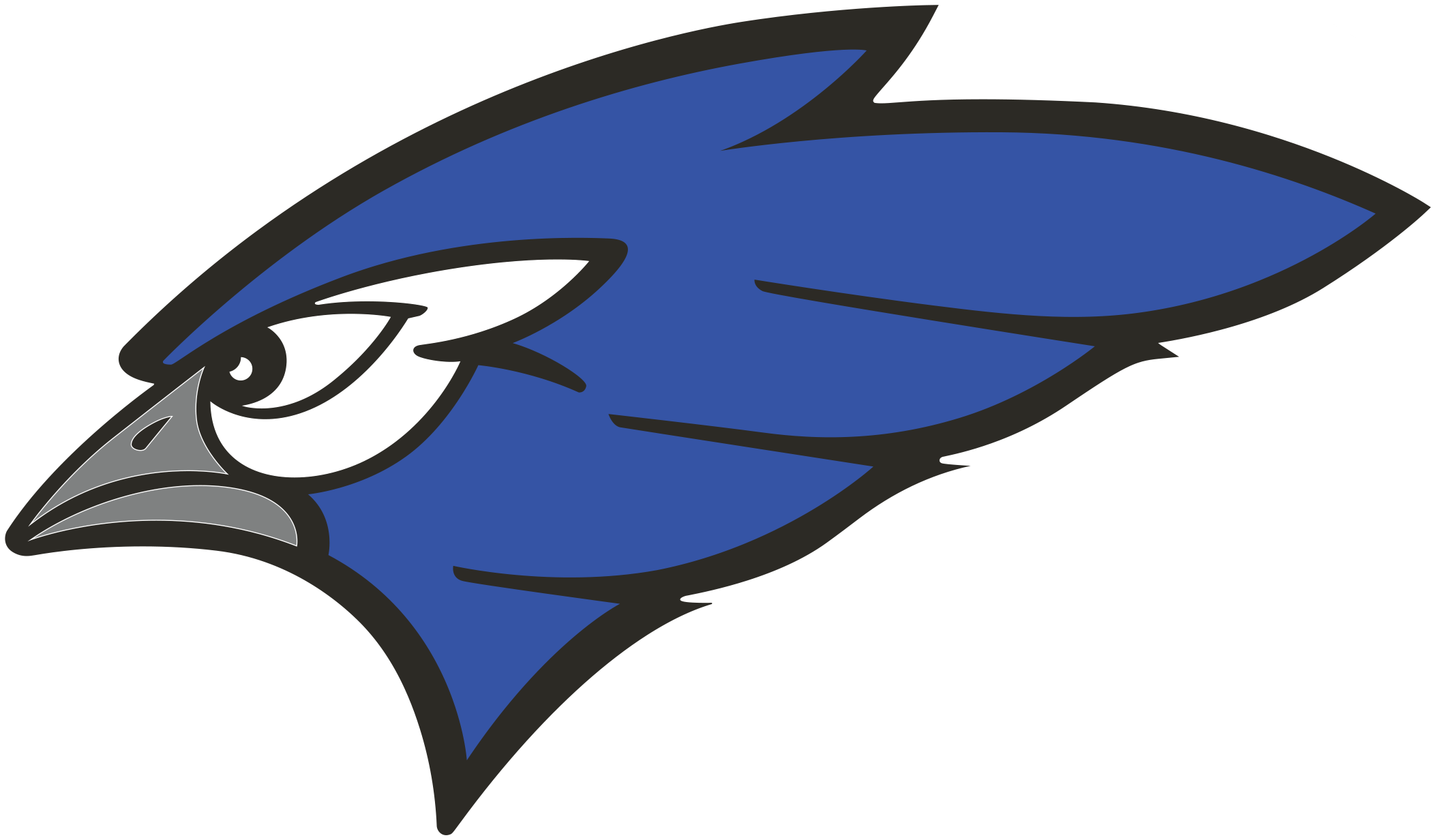 Blue Jay Cropped logo iron on transfers for clothing